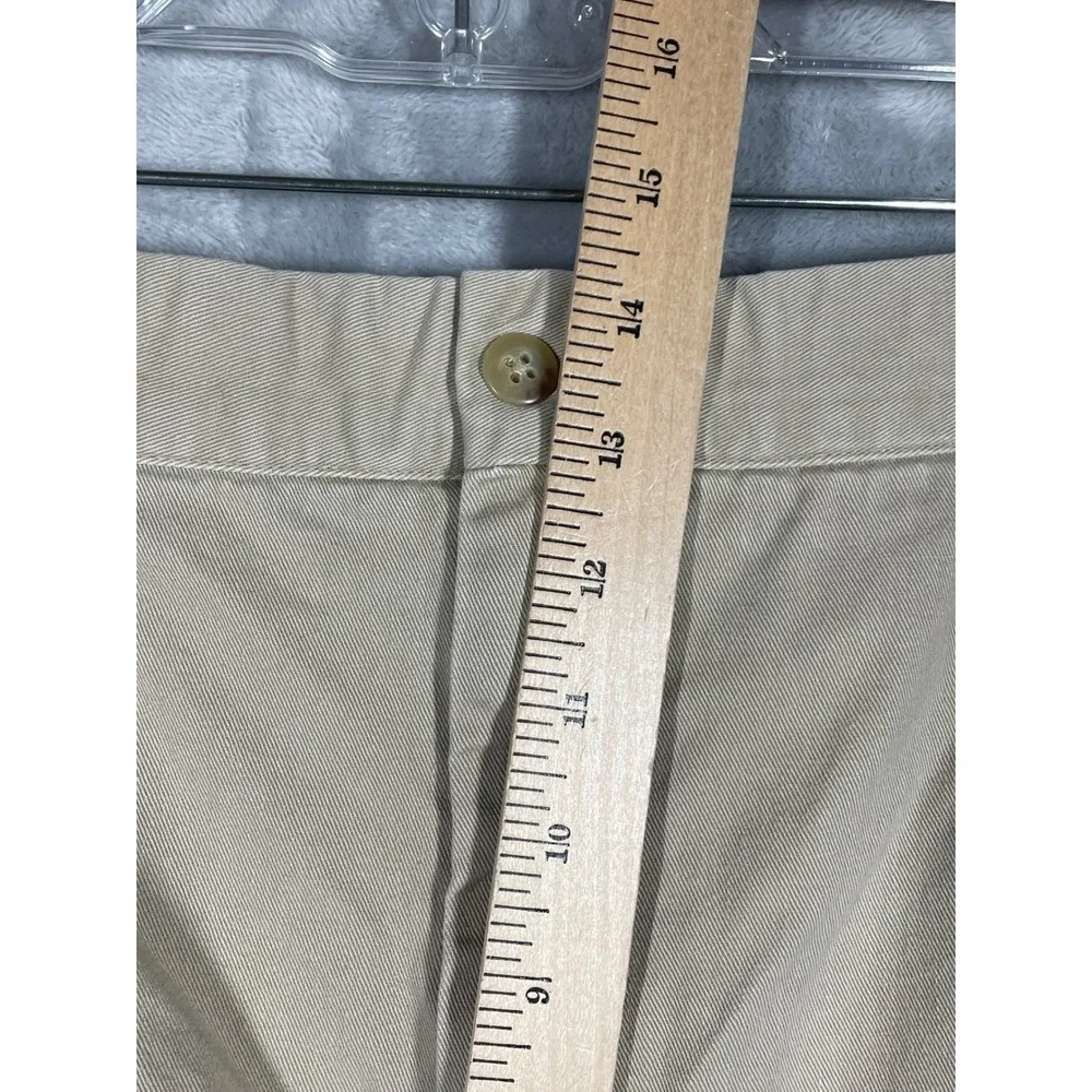 Polo Ralph Lauren Tyler Short Mens 48 Khaki Tan Pleated Cotton Chino Shorts